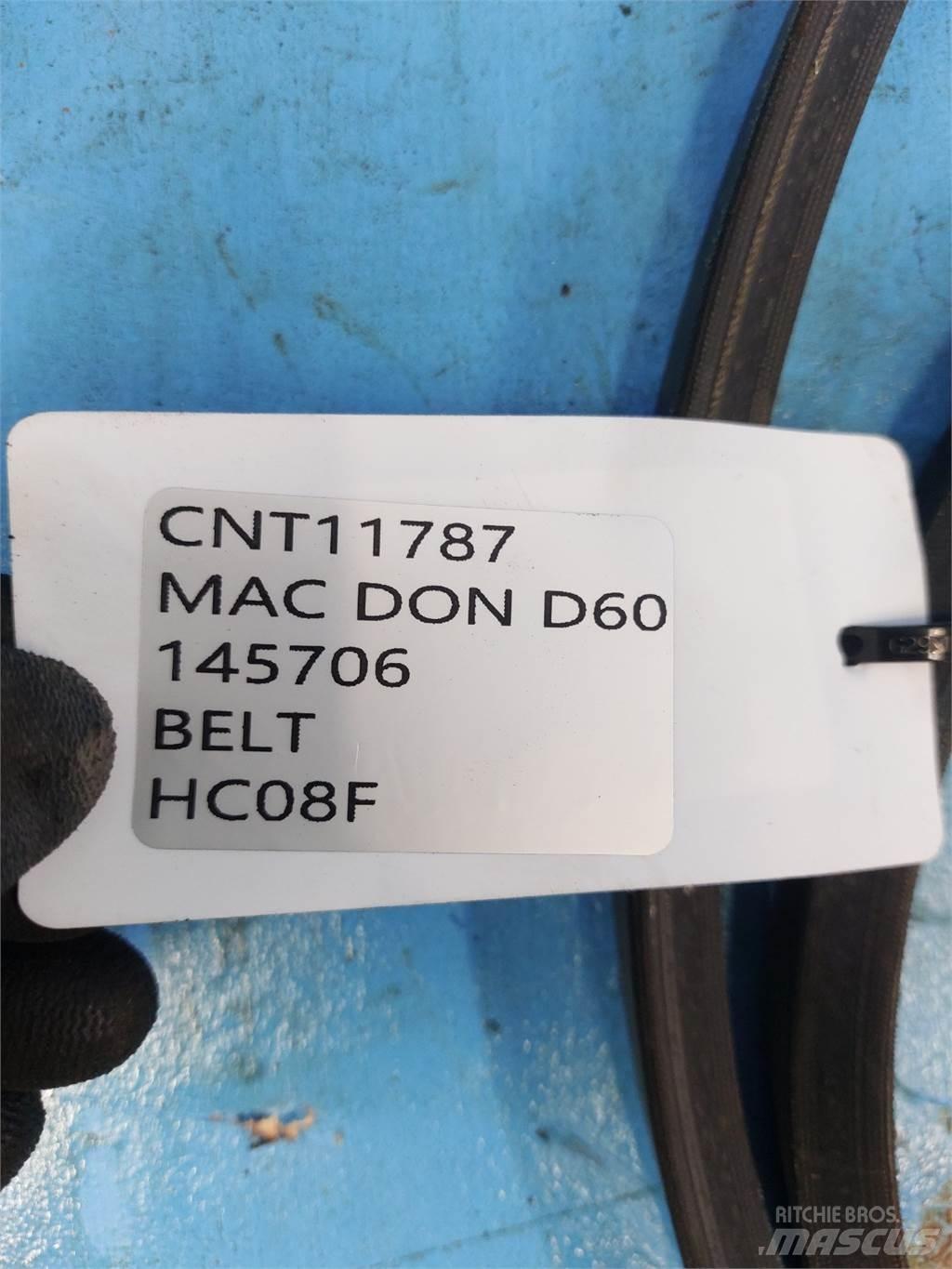 MacDon D60 Príslušenstvo a náhradné diely ku kombajnom