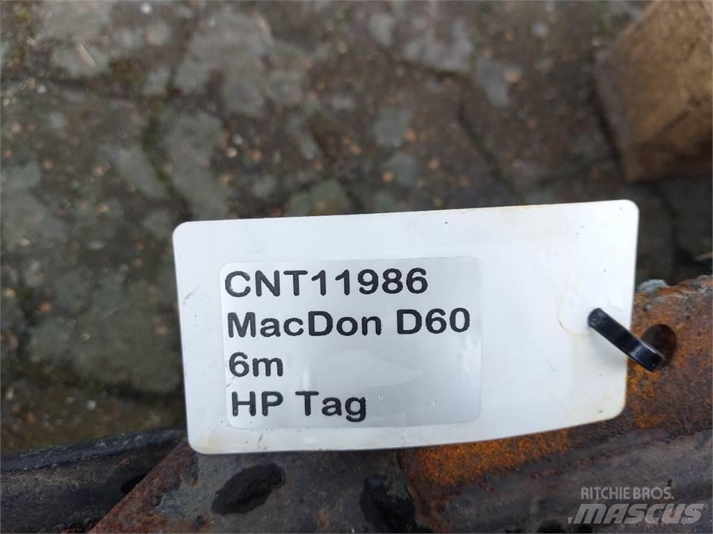 MacDon D60 Príslušenstvo a náhradné diely ku kombajnom