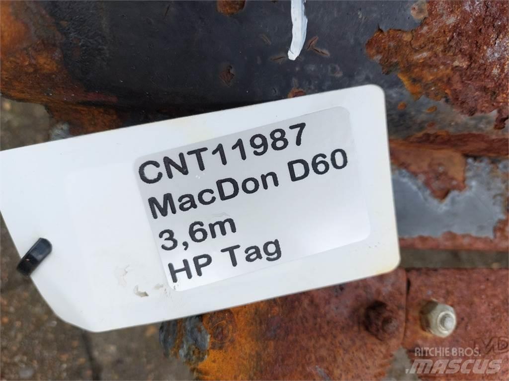 MacDon D60 Príslušenstvo a náhradné diely ku kombajnom