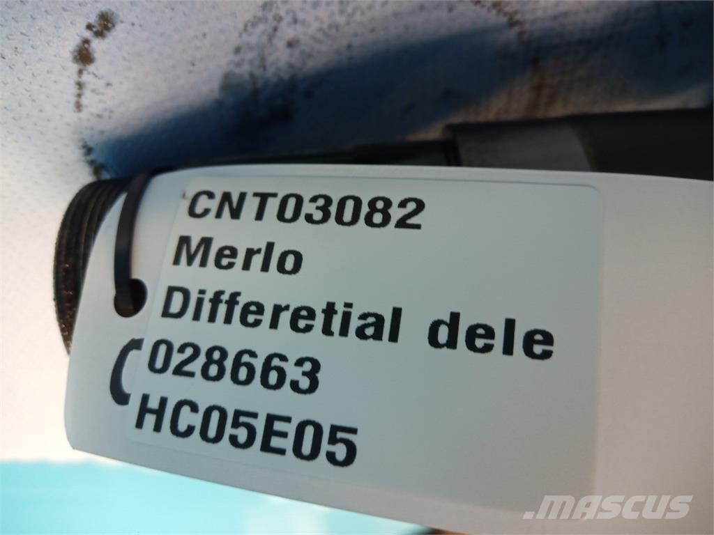 Merlo 40.7 Nápravy