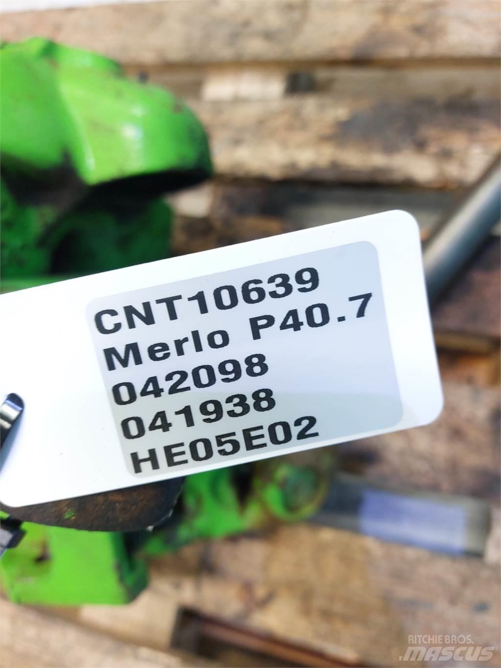 Merlo P40.7 Nápravy