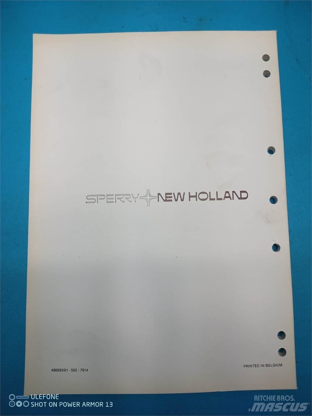 New Holland 1550 Ďalšie poľnohospodárske stroje