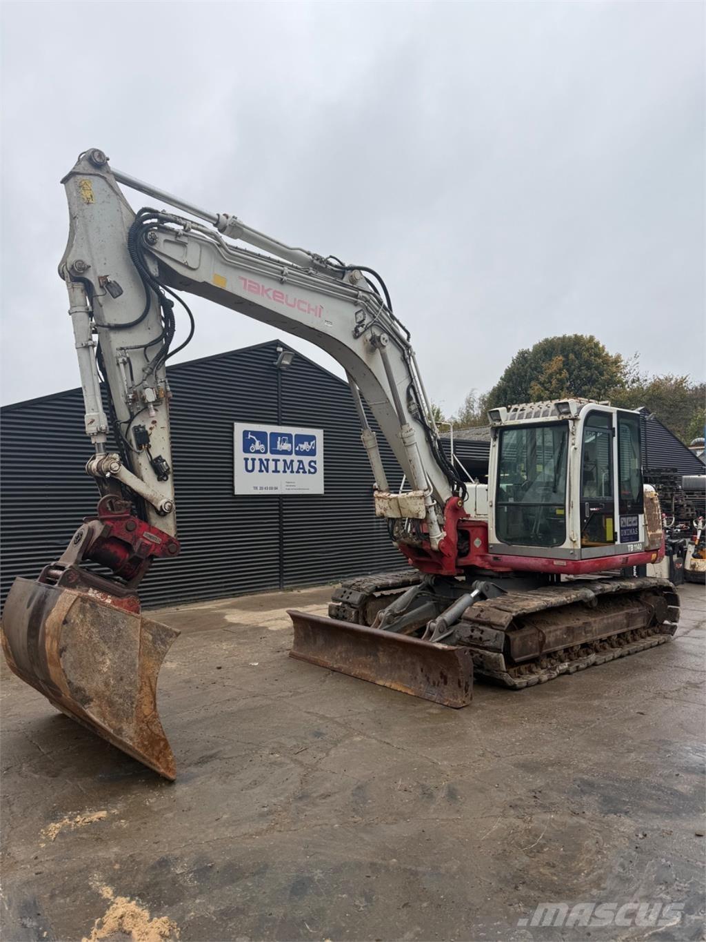 Takeuchi TB1140 Pásové rýpadlá