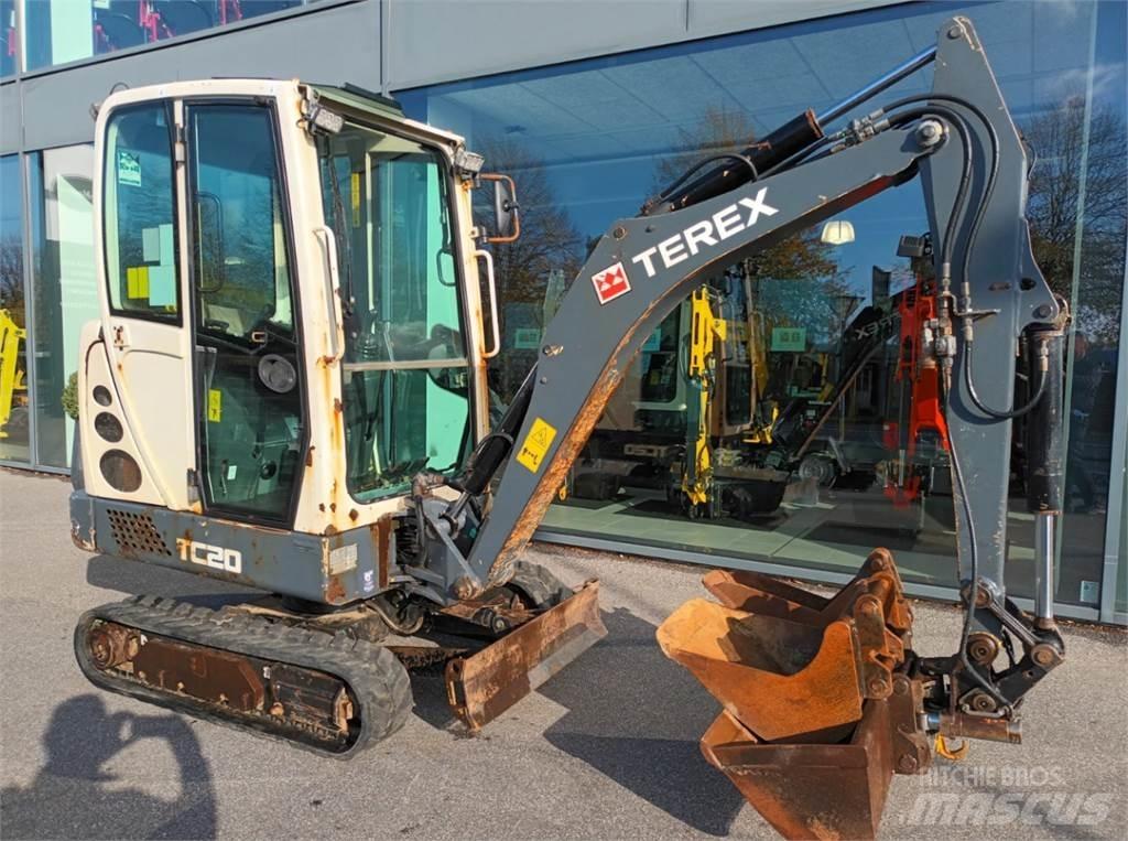 Terex tc20 Mini rýpadlá < 7t