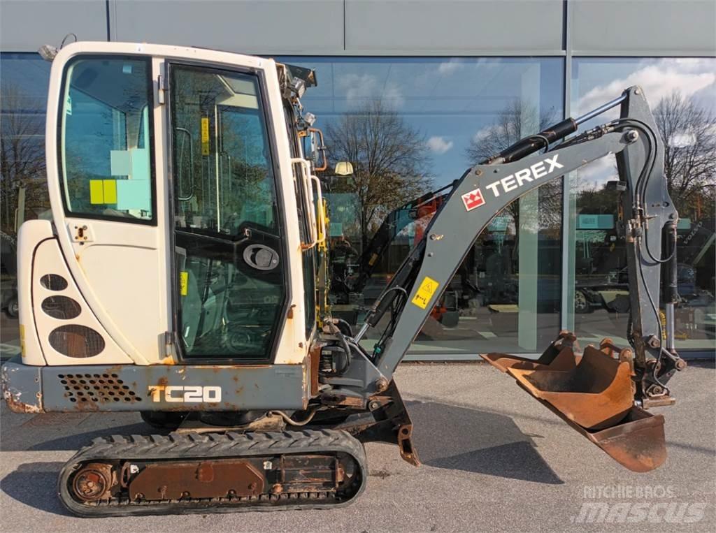 Terex tc20 Mini rýpadlá < 7t