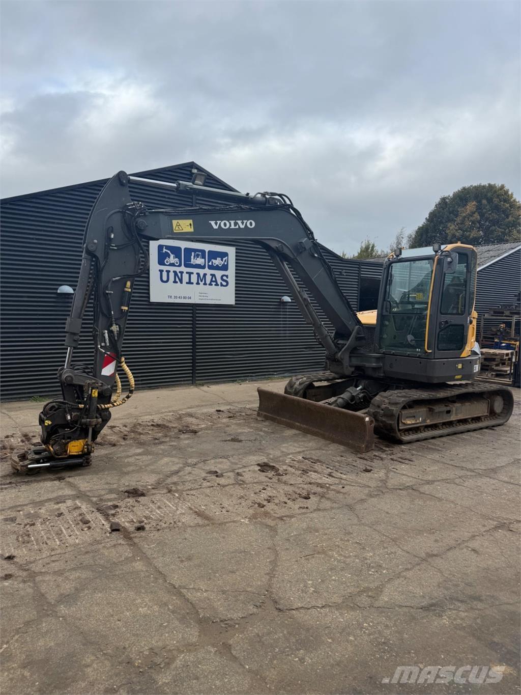 Volvo ECR88D Pásové rýpadlá