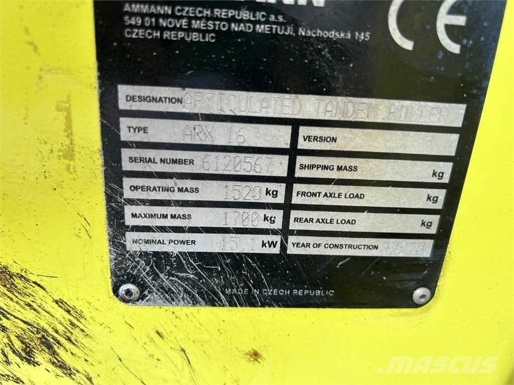 Ammann ARX16 AMMANN ARX16 Tandemové valce