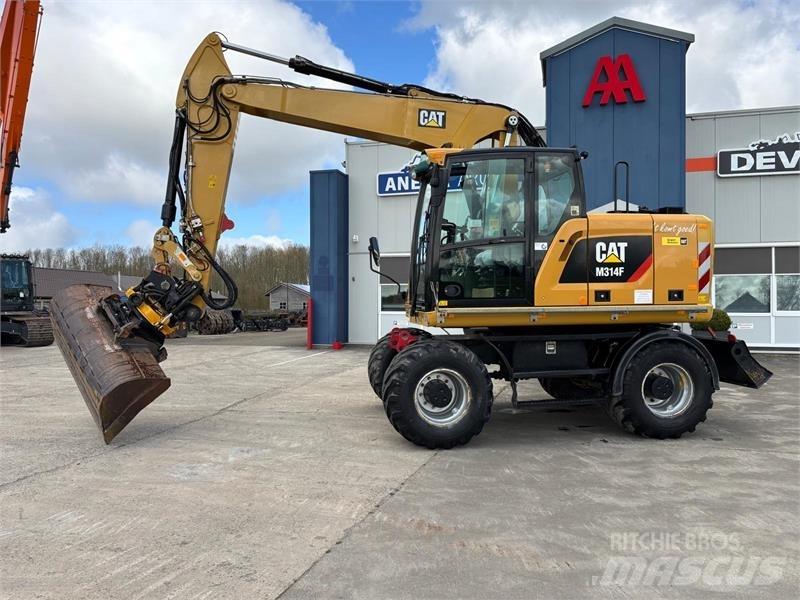 CAT M314F Kolesové rýpadlá