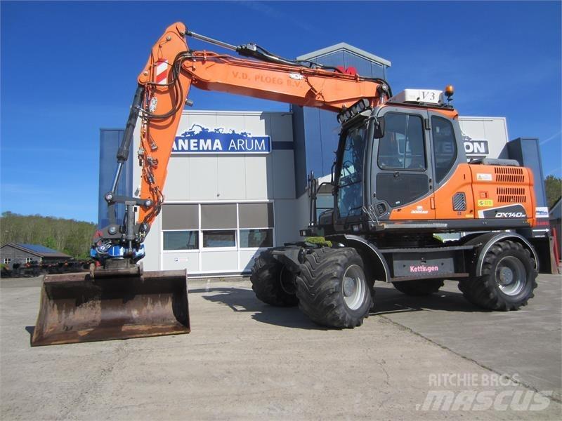 Doosan DX140W-3 Kolesové rýpadlá