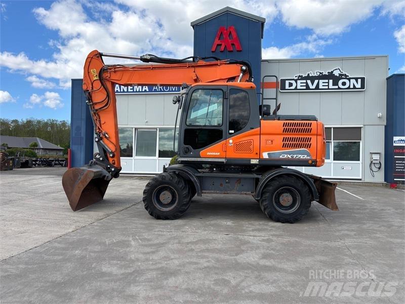 Doosan DX170W-5 Kolesové rýpadlá