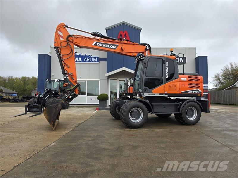 Doosan DX170W-5 Kolesové rýpadlá
