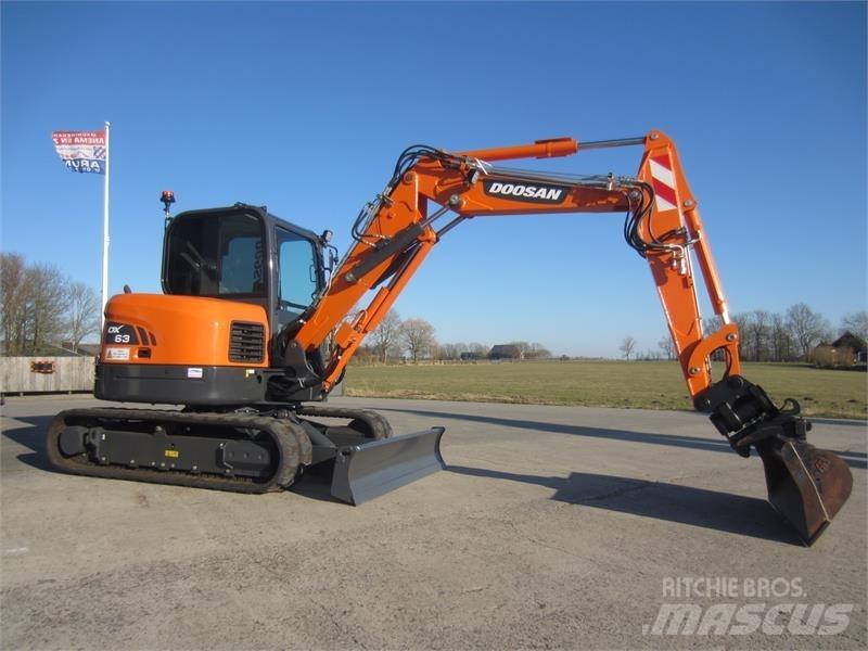 Doosan DX63-3 Mini rýpadlá < 7t