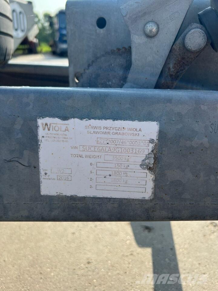 Wiola  Prívesy na prepravu automobilov