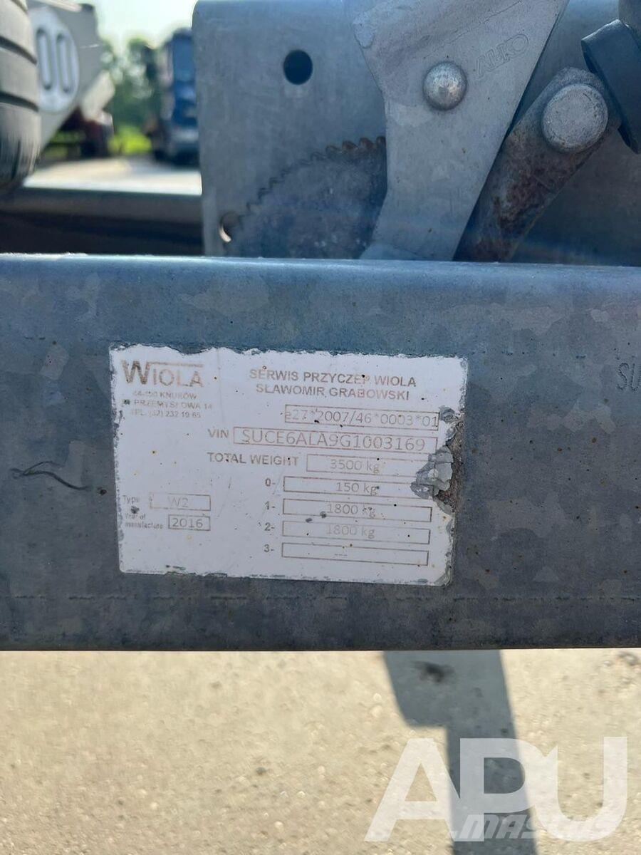 Wiola  Prívesy na prepravu automobilov