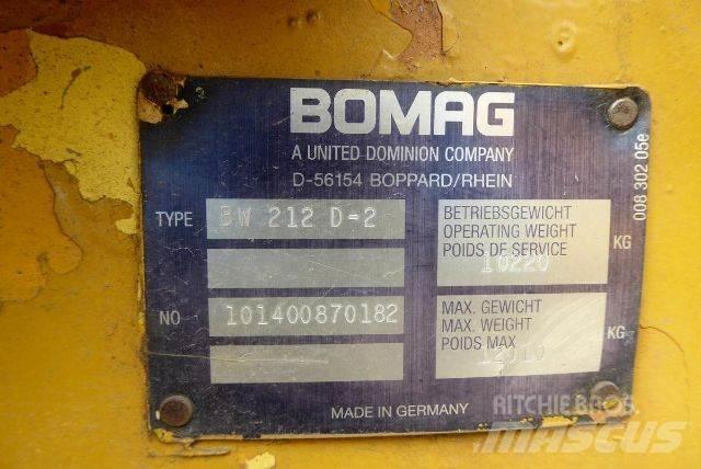 Bomag BW212D-2 Ďalšie valce