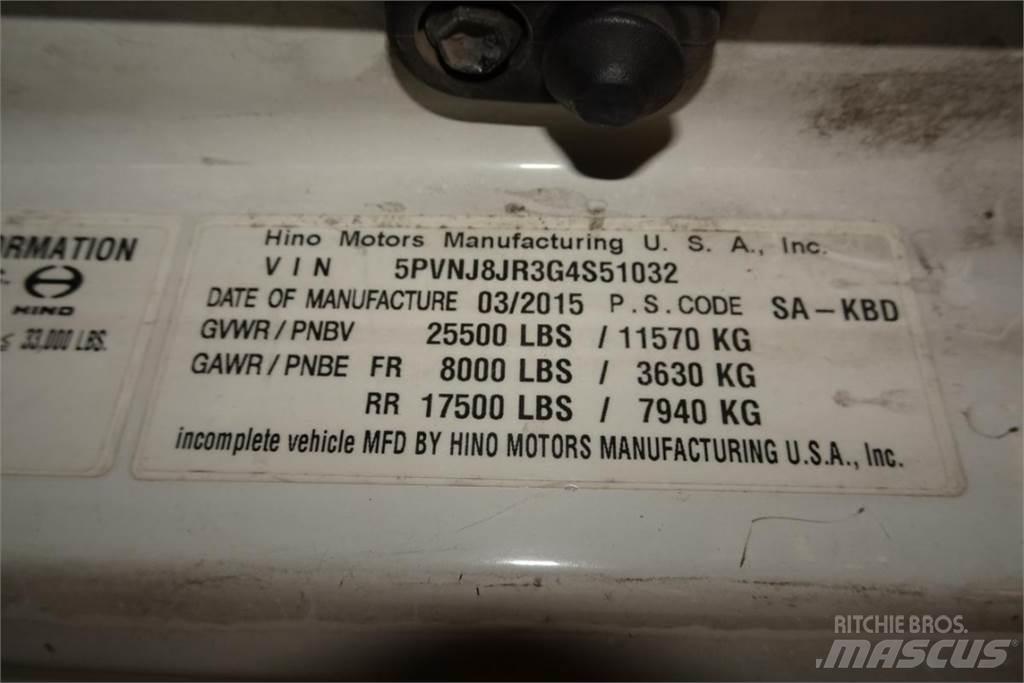 Hino 258 Skriňová nadstavba