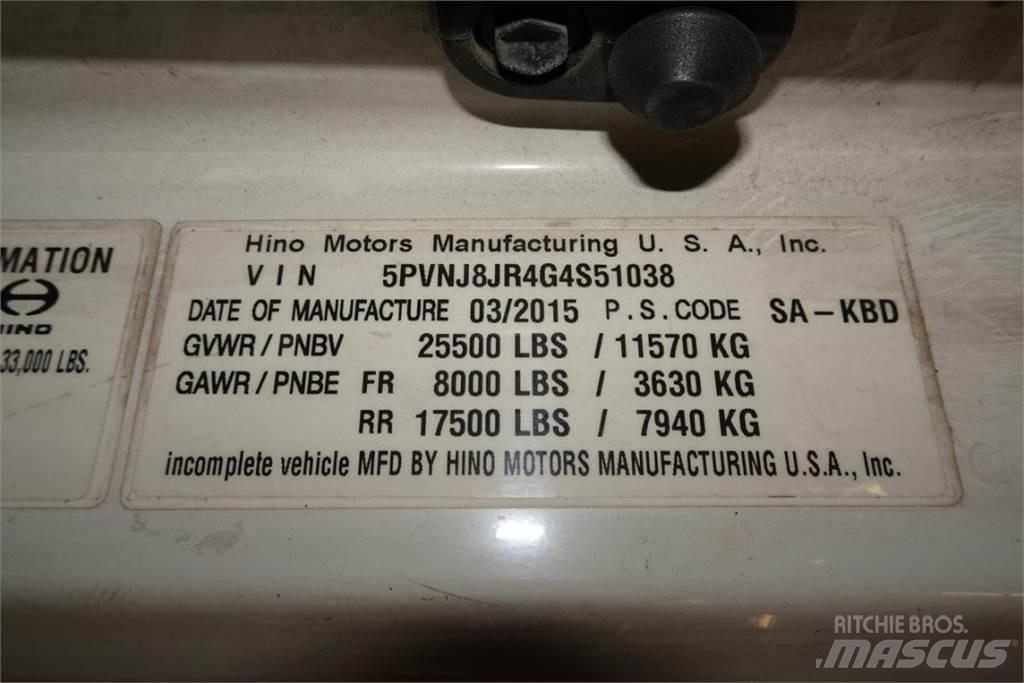 Hino 258 Skriňová nadstavba