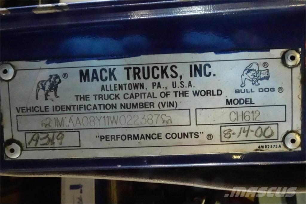 Mack CH612 Nákladné vozidlá bez nadstavby