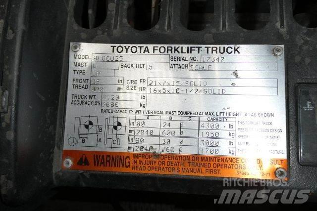 Toyota 8FGCU25 Iné