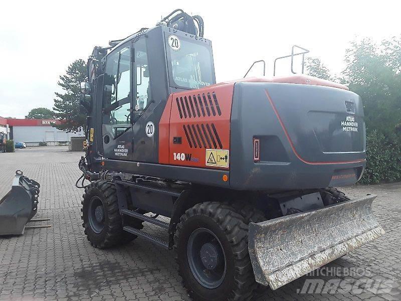 Atlas 140W Kolesové rýpadlá