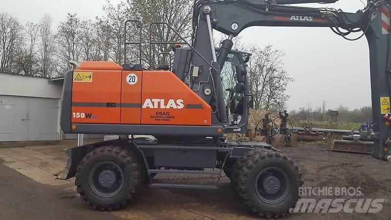 Atlas 150W Kolesové rýpadlá