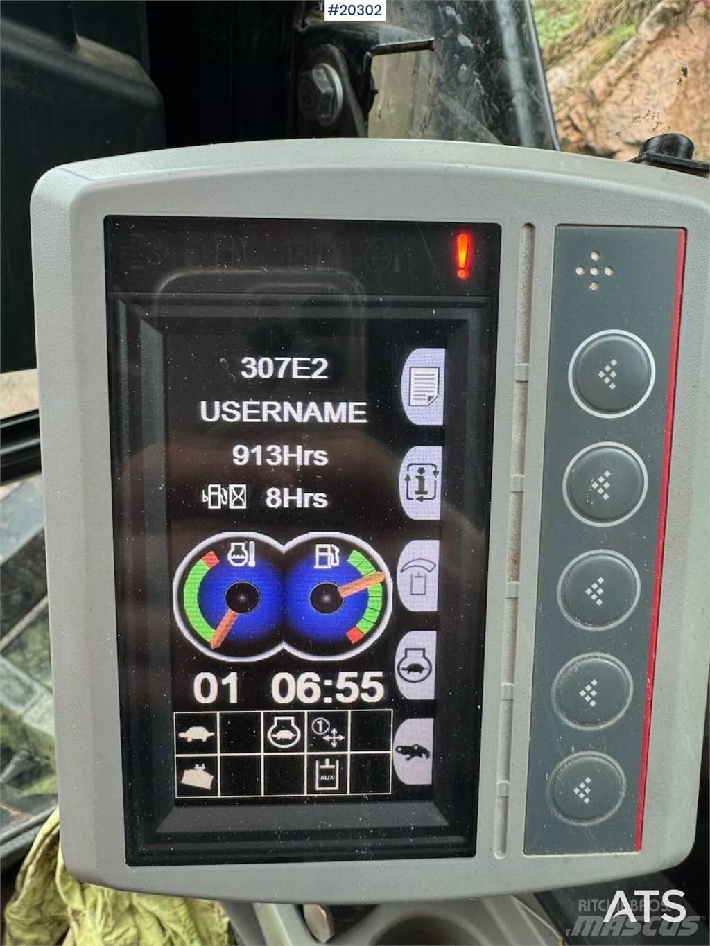 CAT 307E2 Pásové rýpadlá