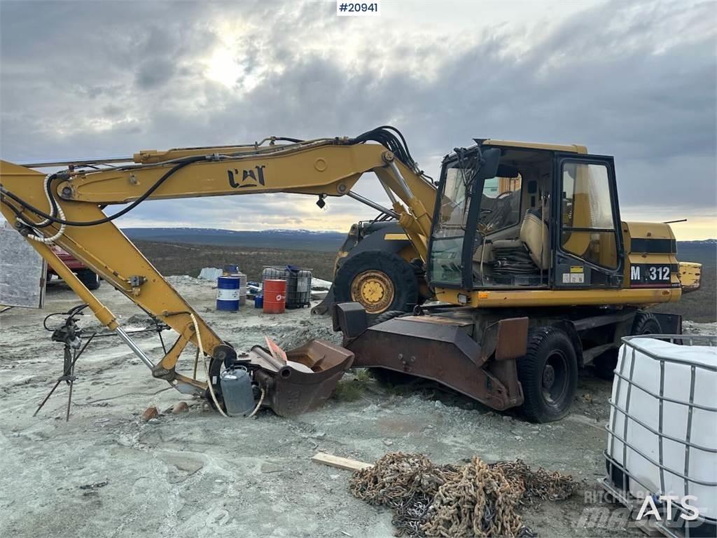CAT 312 Kolesové rýpadlá