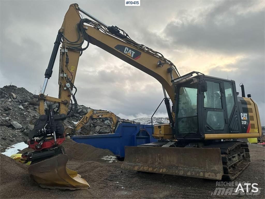CAT 313FL Pásové rýpadlá