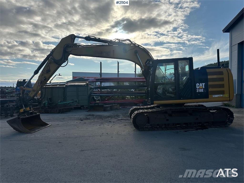 CAT 318EL Pásové rýpadlá