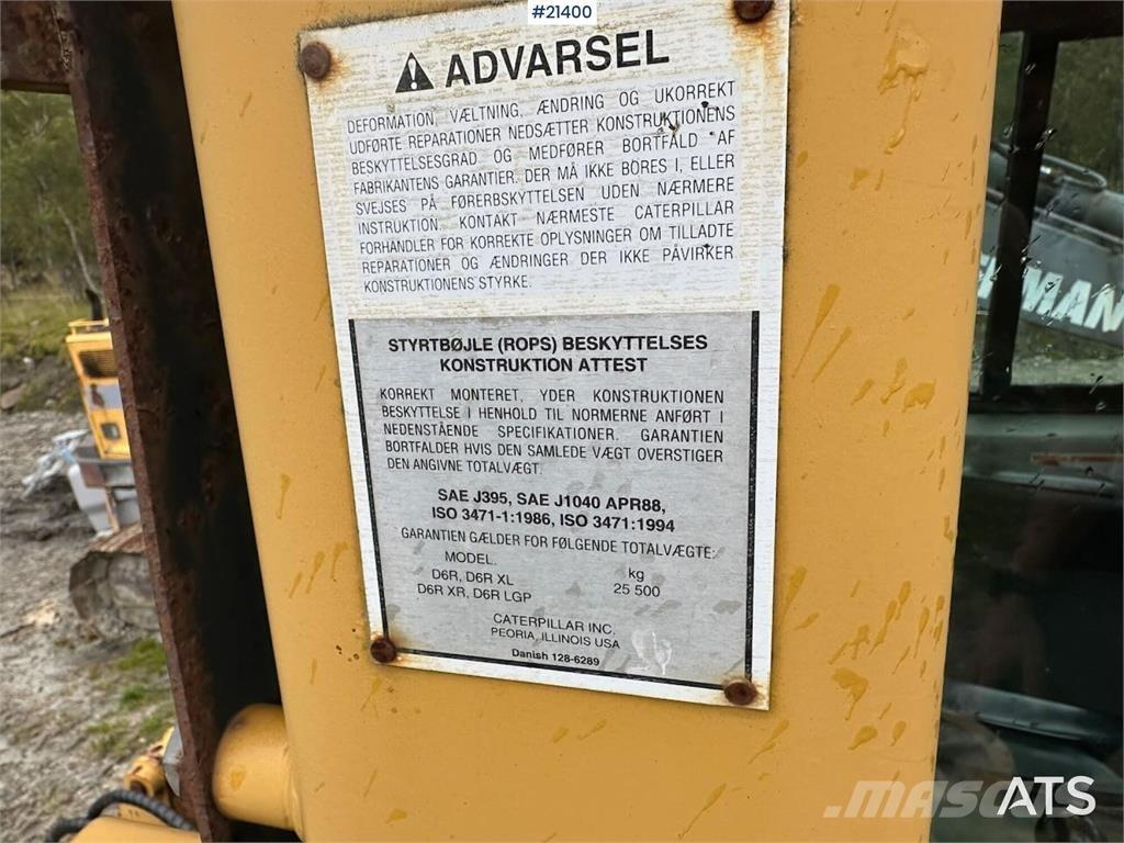 CAT D6R LGP Pásové dozéry