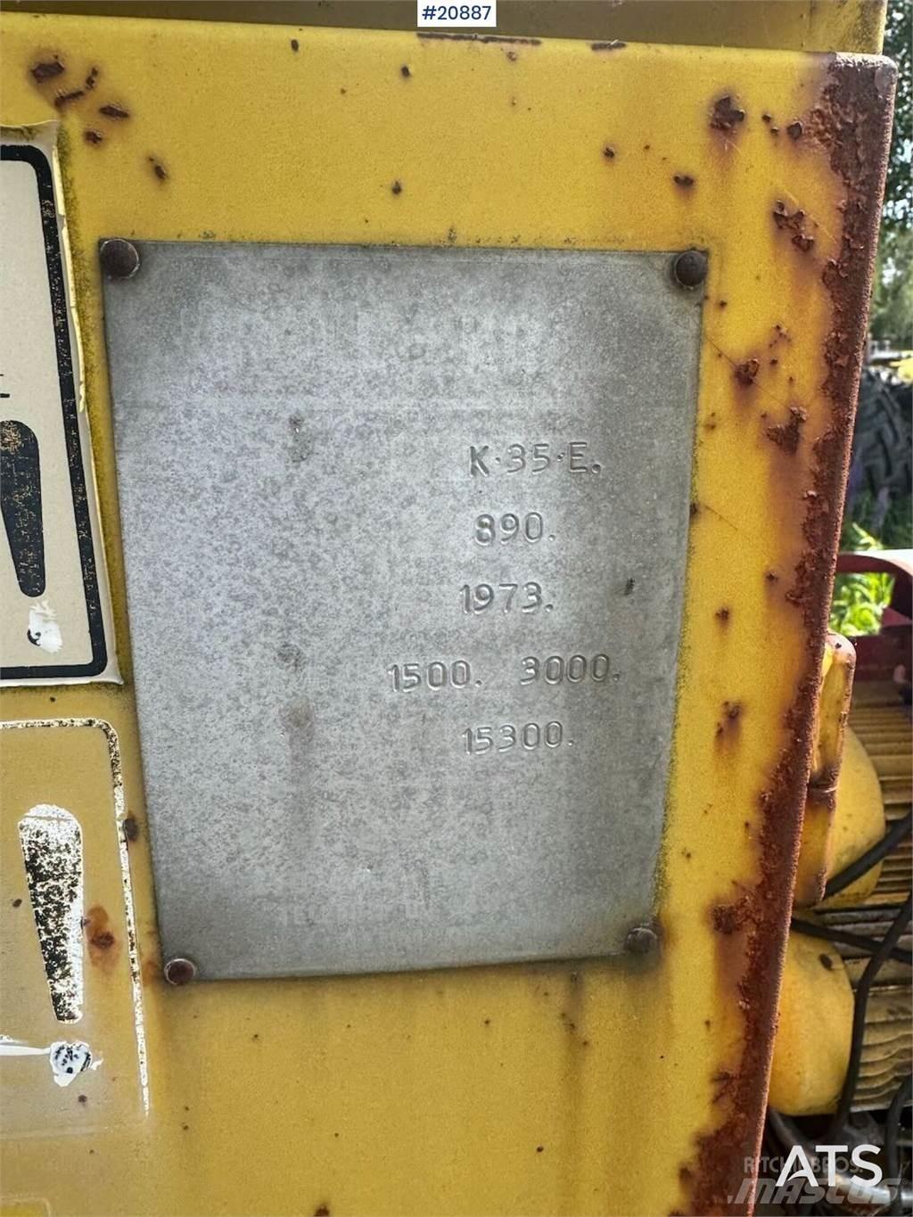 Krøll K35E Tårnkran Stavebné žeriavy