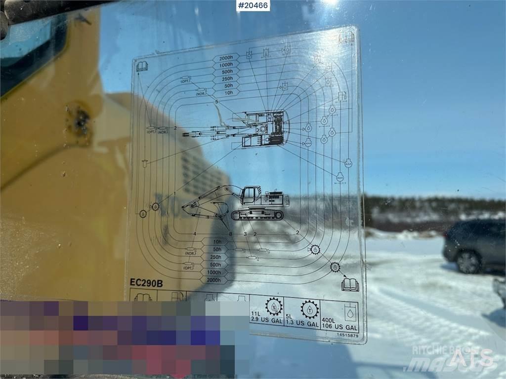 Volvo EC290 BLC Pásové rýpadlá