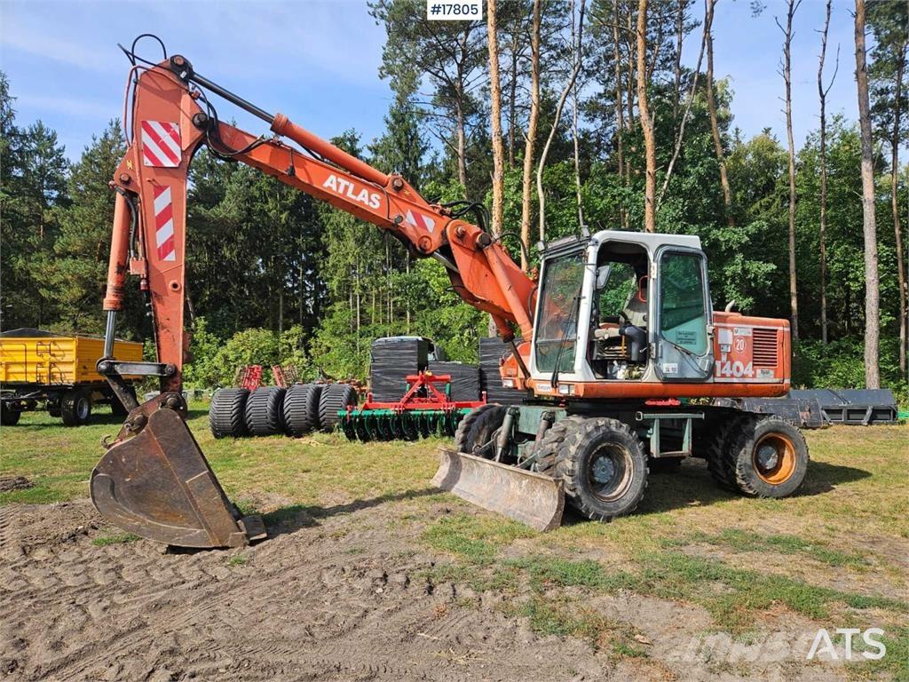 Atlas 1404 Kolesové rýpadlá