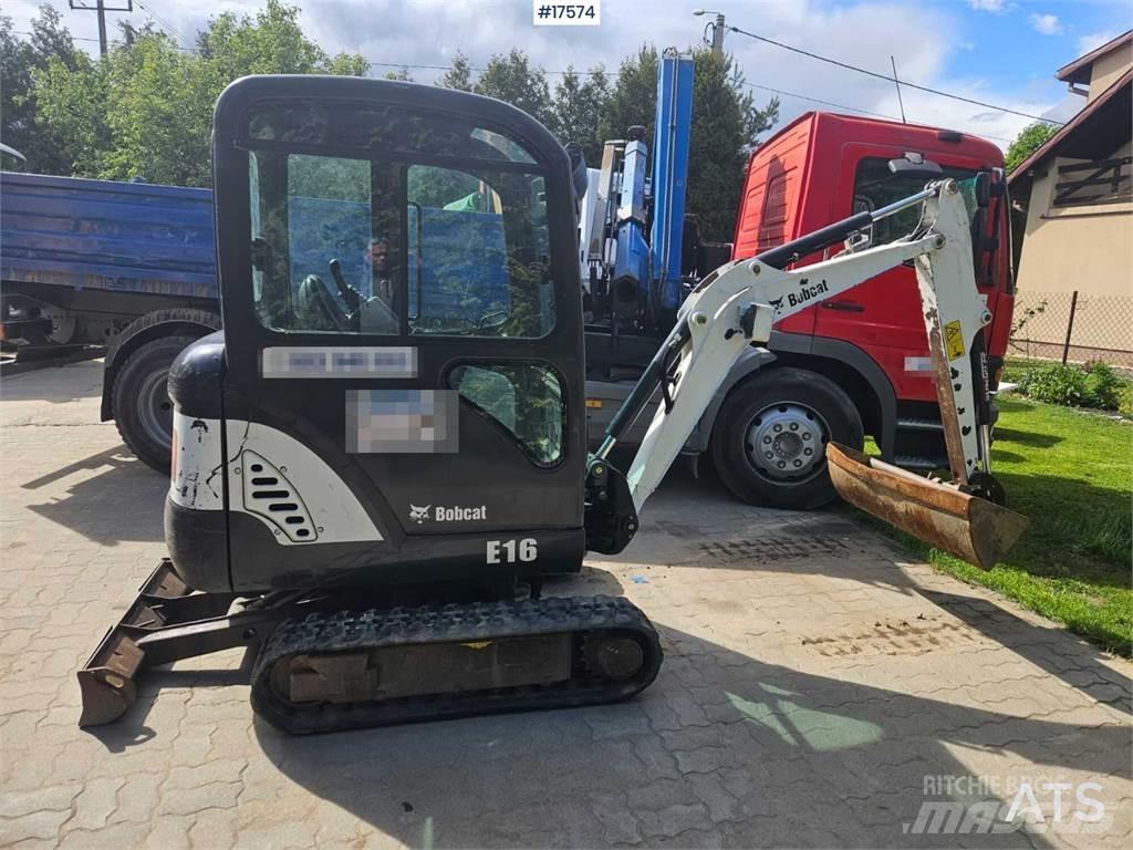 Bobcat E16 Mini rýpadlá < 7t