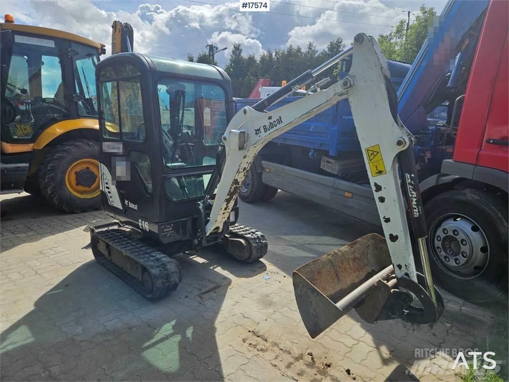 Bobcat E16 Mini rýpadlá < 7t