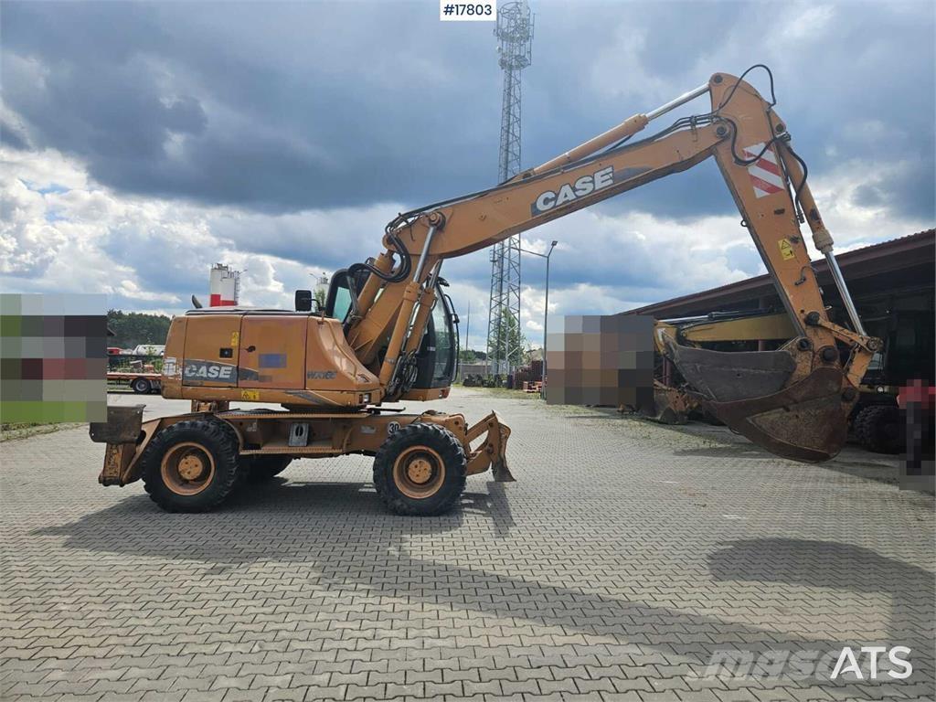 CASE WX 165 Kolesové rýpadlá
