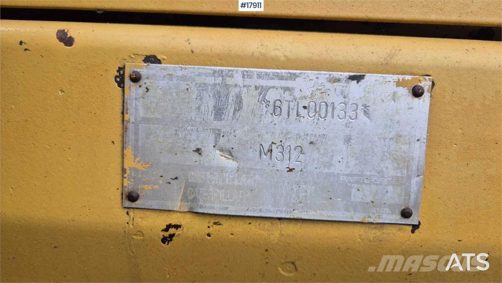 CAT M312 Kolesové rýpadlá