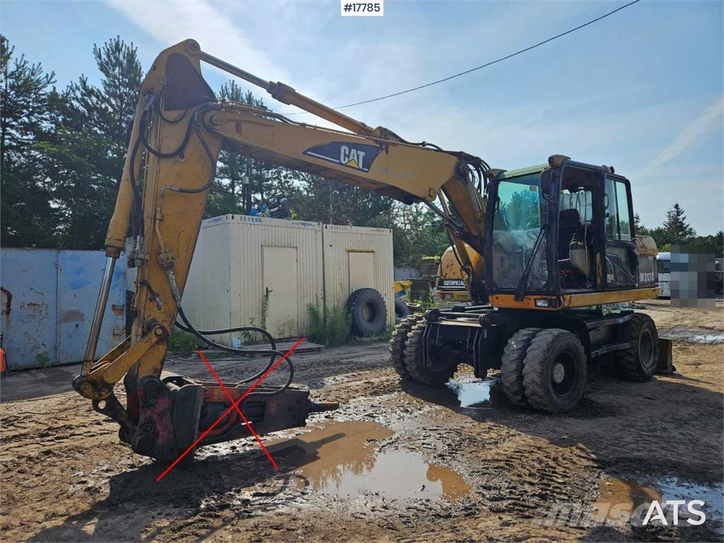 CAT M313 C Kolesové rýpadlá