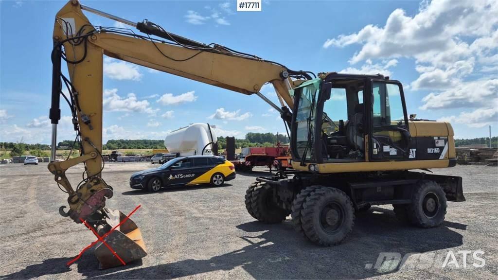 CAT M316D Kolesové rýpadlá