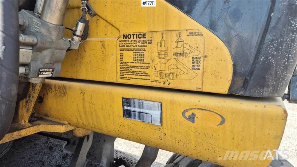 CAT M316D Kolesové rýpadlá