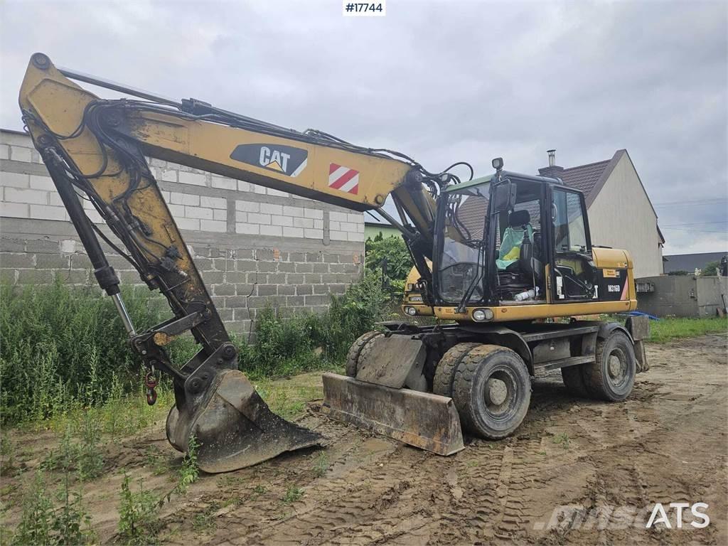 CAT M316D Kolesové rýpadlá
