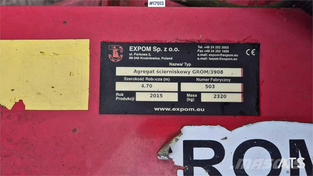 Expom Grom/3908 Ďalšie stroje na spracovanie pôdy a príslušenstvo