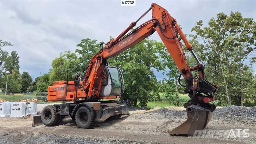 Hitachi EX 165W Kolesové rýpadlá