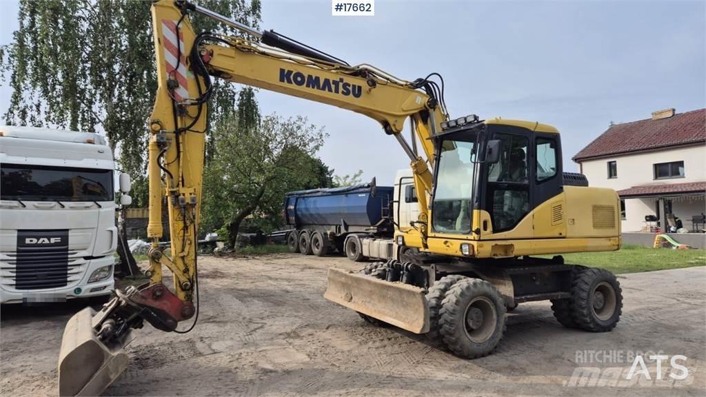 Komatsu PW 160 Kolesové rýpadlá