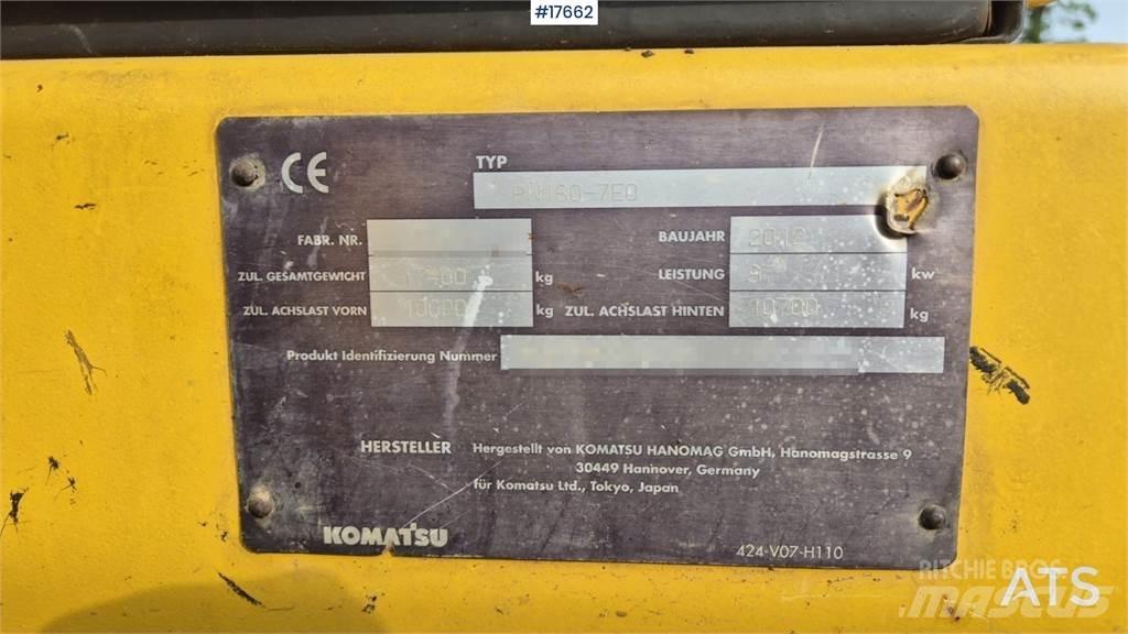 Komatsu PW 160 Kolesové rýpadlá