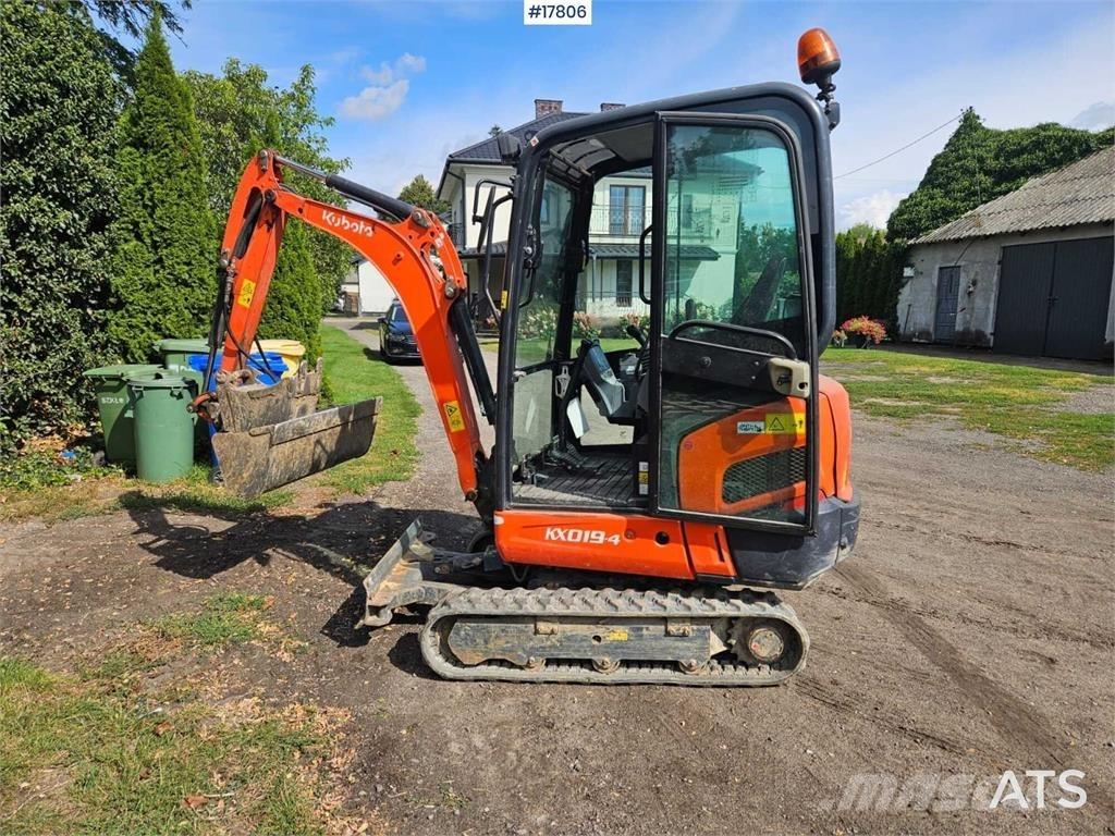 Kubota KX019-4 Mini rýpadlá < 7t