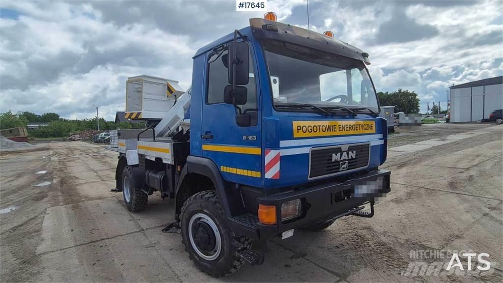 MAN 8.163 Autožeriavy, hydraulické ruky