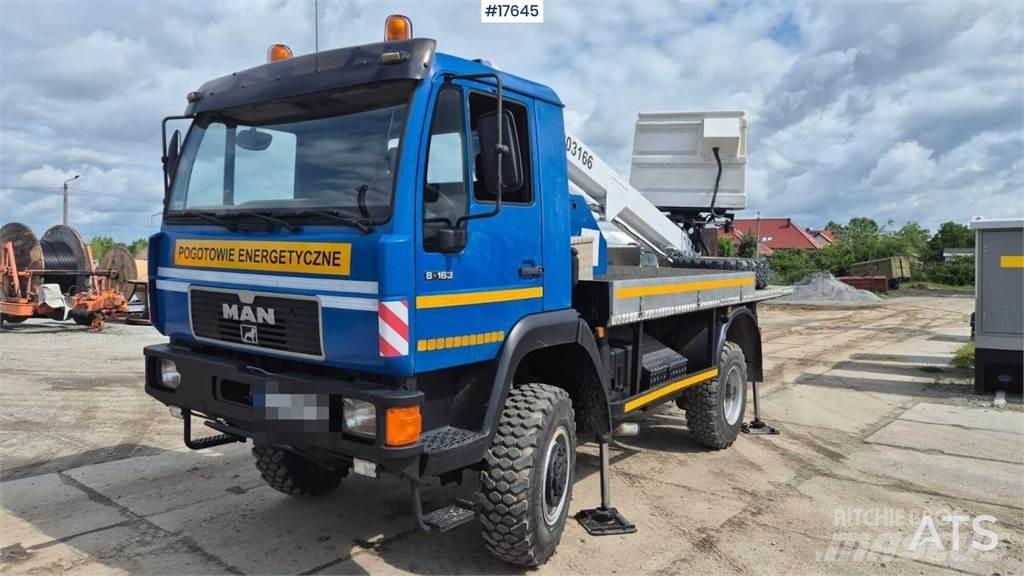 MAN 8.163 Autožeriavy, hydraulické ruky