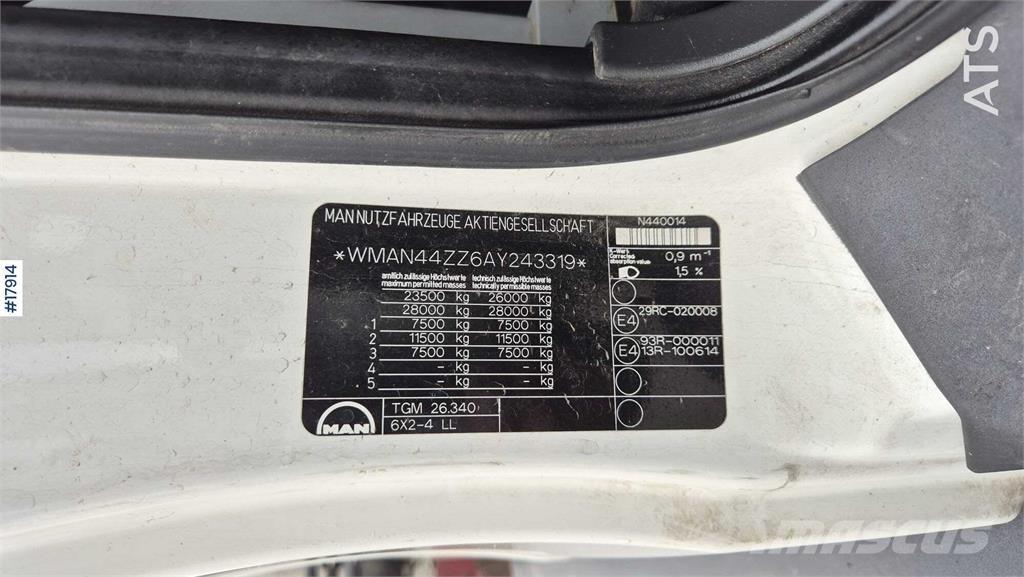 MAN TGM 26.340 Autožeriavy, hydraulické ruky