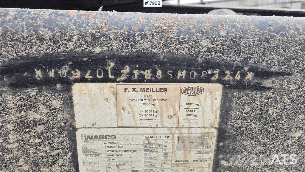 Meiller MZDA 18/21 Vyklápacie prívesy